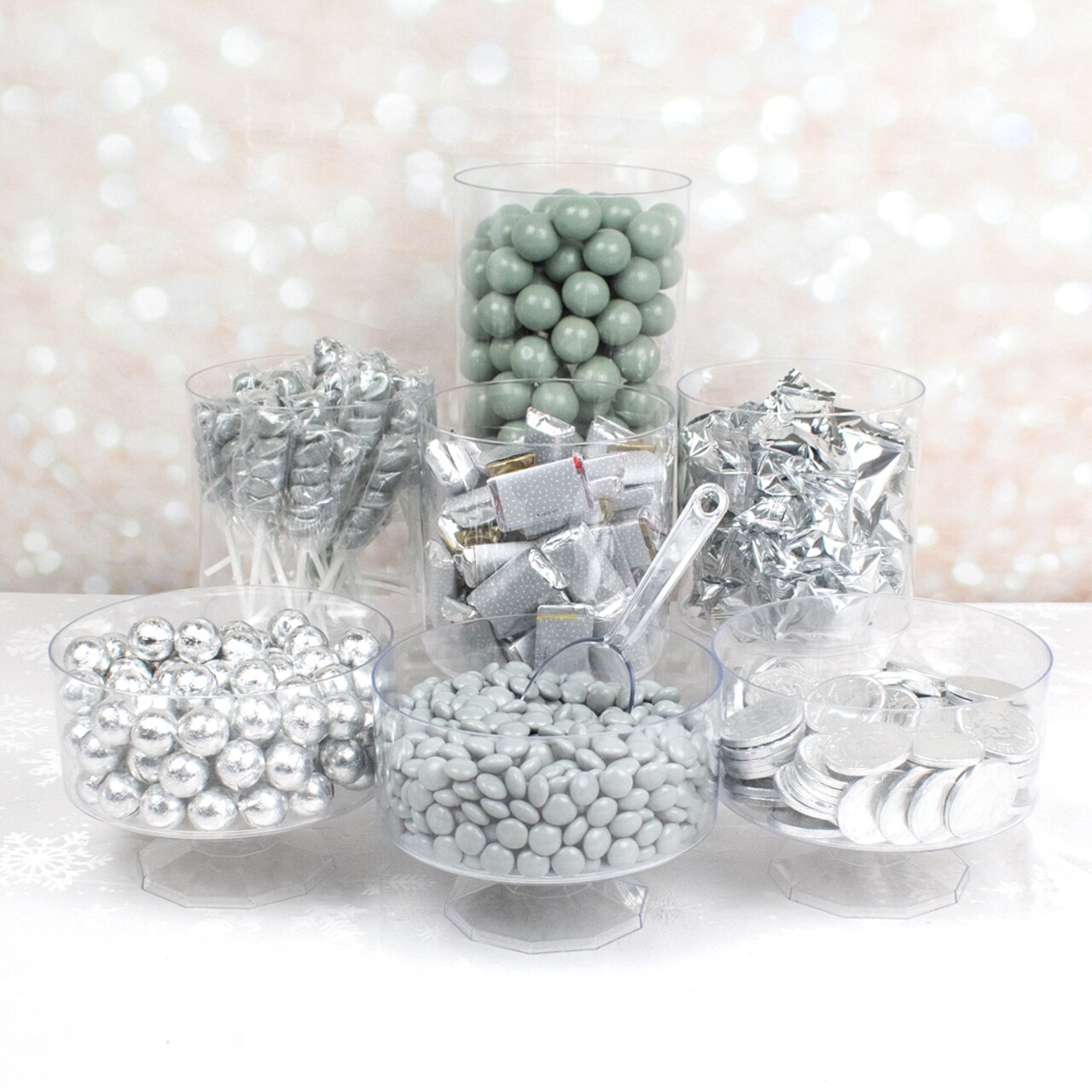 Deluxe Candy Buffet by Just Candy - Multiple Color Options Available - Containers Not Included